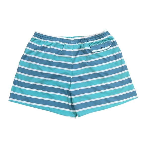 Collared Greens Men’s Swim Trunks size XL  Striped American Made 5.5” inseam - Picture 2 of 9